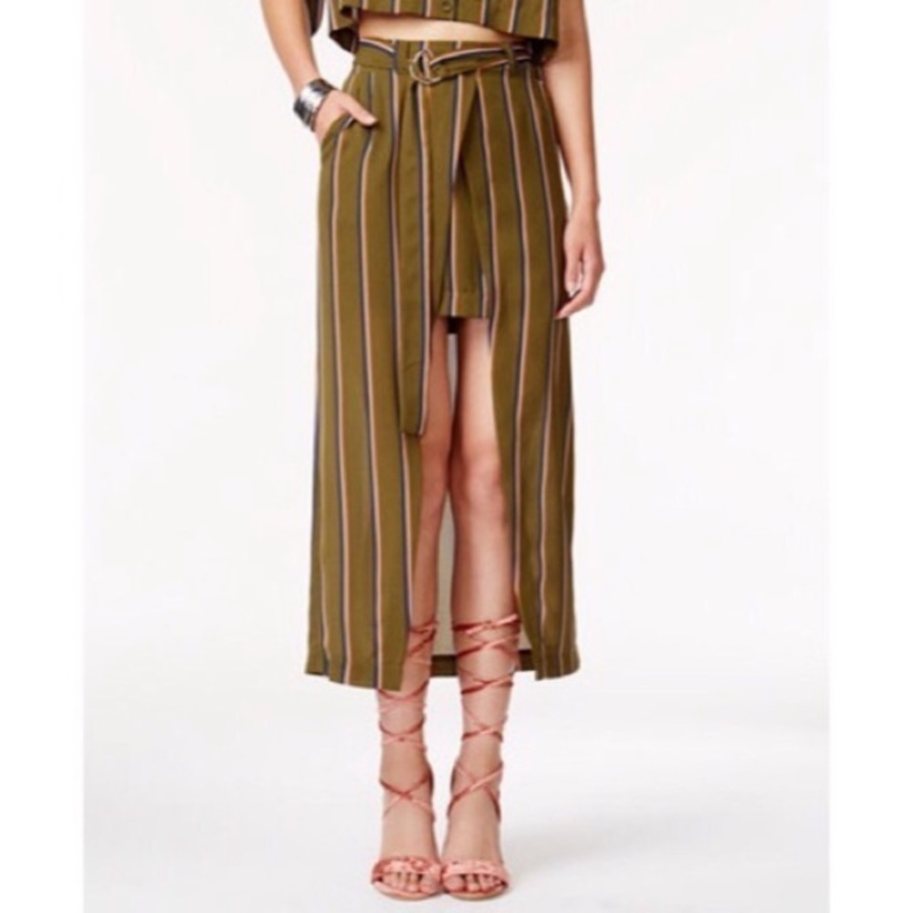 nwt // j.o.a  striped skirt